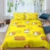 Guinea Pig Duvet Cover Set Cute Cavy Pattern Bedding Set Animal Quilt Cover For Boys Girls Garden Nature Polyester Bedding Set