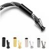10Sets Metal Rope Ends Stopper Button Cord End Lock Cap Hanging Bell Buckle DIY Bag Shoes Garment Lanyard Accessories