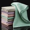 10/20pcs Microfiber Glass Cleaning Cloth Rag Lint-Free For Windows Car Kitchen Mirror No Trace Reusable Fish Scale Rag Polishing