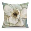 Art Floral Cotton and Linen Pillow Case Car Pillow Sofa Cushion