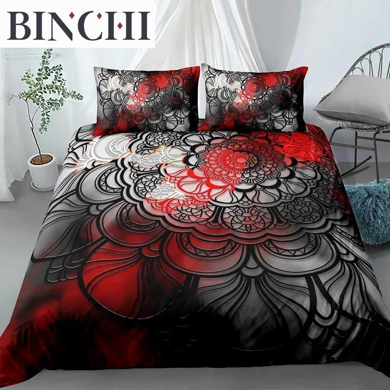Mandala Bedding Collection Duvet Cover Bohemian Bedspreads Bed Collections Polyester King Queen Full Double Twin Quilt Cover