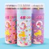 12/18/24/36/48Pcs Colored Pencil Presharpened Soft Core Student Stationery Drawing Pencil for Kindergarten
