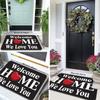 1PC Welcome Home Charactor Door Mats Kitchen Rugs Non-Slip Pop Design Bedroom Rugs Bath Mat Carpet for Home Sink Laundry Decor