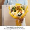 Crochet Flowers Bouquet Knitted Flower Artificial Hand Woven Flower Wedding Gift for Guests Teacher's Day Gift Graduation Flower