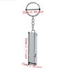 4pcs Double Tubes Design Emergency Survival Whistle With Lanyard Keychain Safety Whistle  For Hiking
