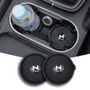 Silicone Coasters with 70mm for NVAN Models and and Easy To Car Interior Accessories Black Non-slip Handles, Round, Diameter, G, L, Fun. Waterproof,