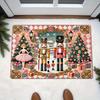 Pink Nutcracker Rug, Non-Slip Absorbent Kitchen & Bathroom Mat, Indoor/Outdoor Entrance Doormat for Home Décor