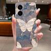 Phone Case For Redmi Turbo 5 / Poco X8 Pro 5G Fundas Capa Butterfly Bow Protective Casing Transparent Soft Silicone TPU Cover