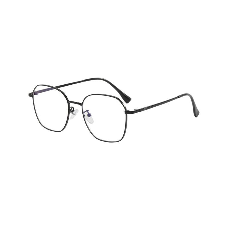 New plain flat mirror fashion glasses frame same face trend stylish eyewear for men and women