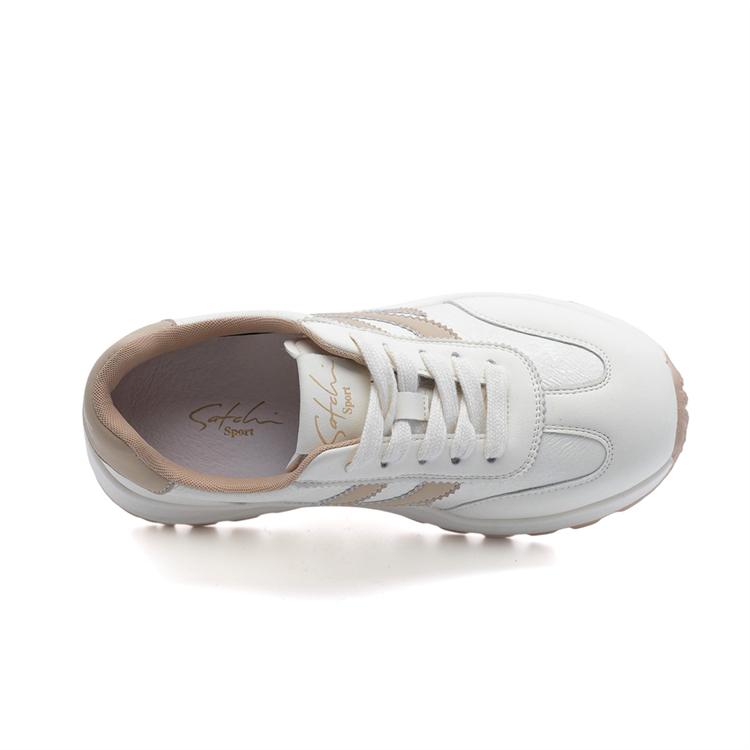 Contrast splicing thick soled German training shoes: comfortable and versatile retro style women's casual shoes for spring and summer