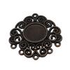 Accessories Parts Fit Round 8-15Mm Glass Cabochon Base Setting Tray Wedding Jewelry Findings QA016