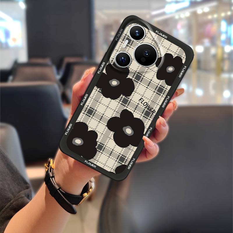 Ölgemälde Staubdichte Handyhülle für Huawei P70 Pro/Pura 70 Pro+ Stoßfestes TPU Langlebig Cartoon Vollständiger Rundumschutz Weiche Hülle