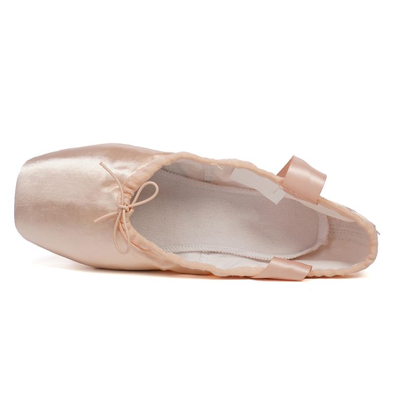 Ballet Point Ayakkabıları Kadın Dans Ayakkabıları Bağcıklı Saten Düz Tabanlı Egzersiz Ayakkabıları Çocuk Bale Dans Ayakkabıları