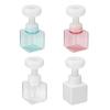 Skummousser Pumpflaska Rese Återfyllbar Blomform Skummande Tvåldispenserflaska 250ml