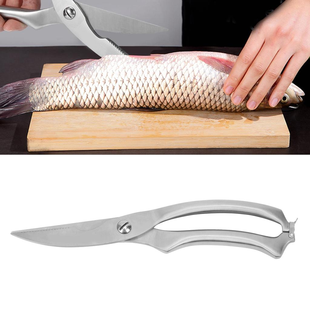 Stainless Steel Shears Scissors Lock Heavy Duty High Hardness Thickening Scissors