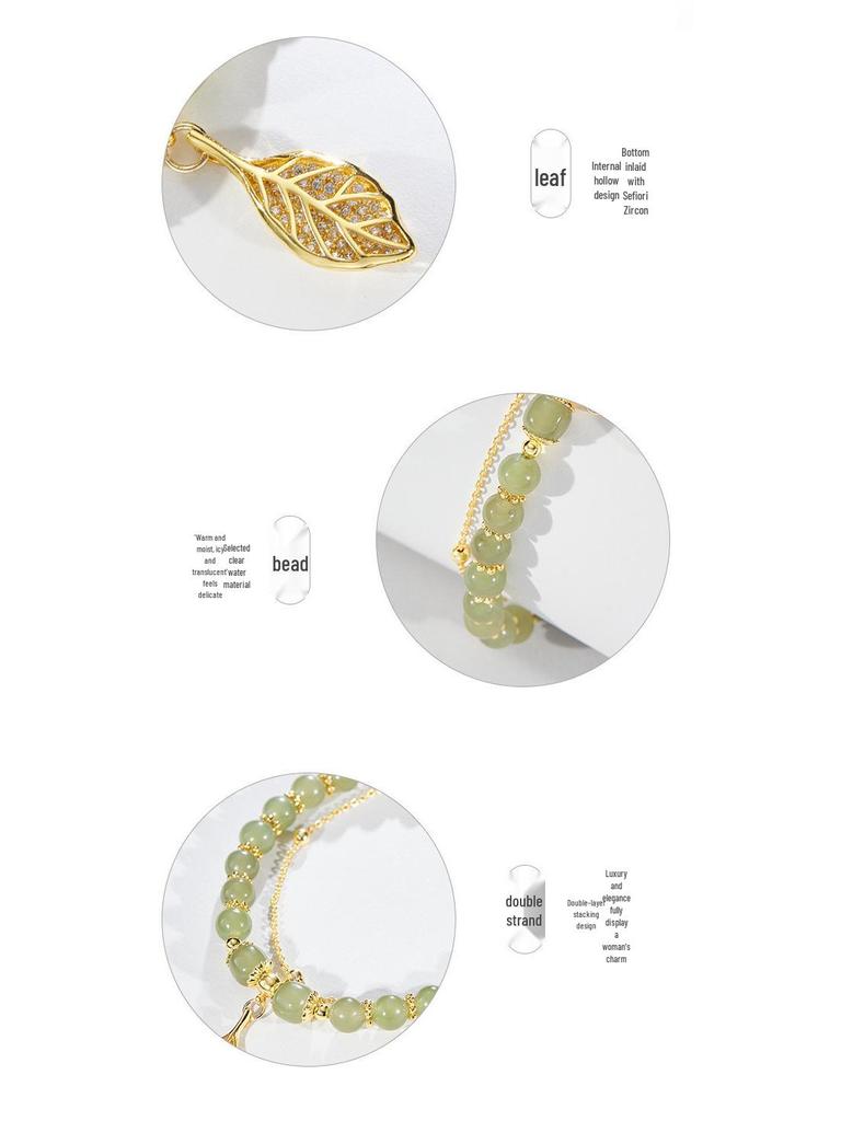 520 Hetian Jade Bracelet: Romantic Gift for Her On Valentine's Day, Birthday, or Anniversary