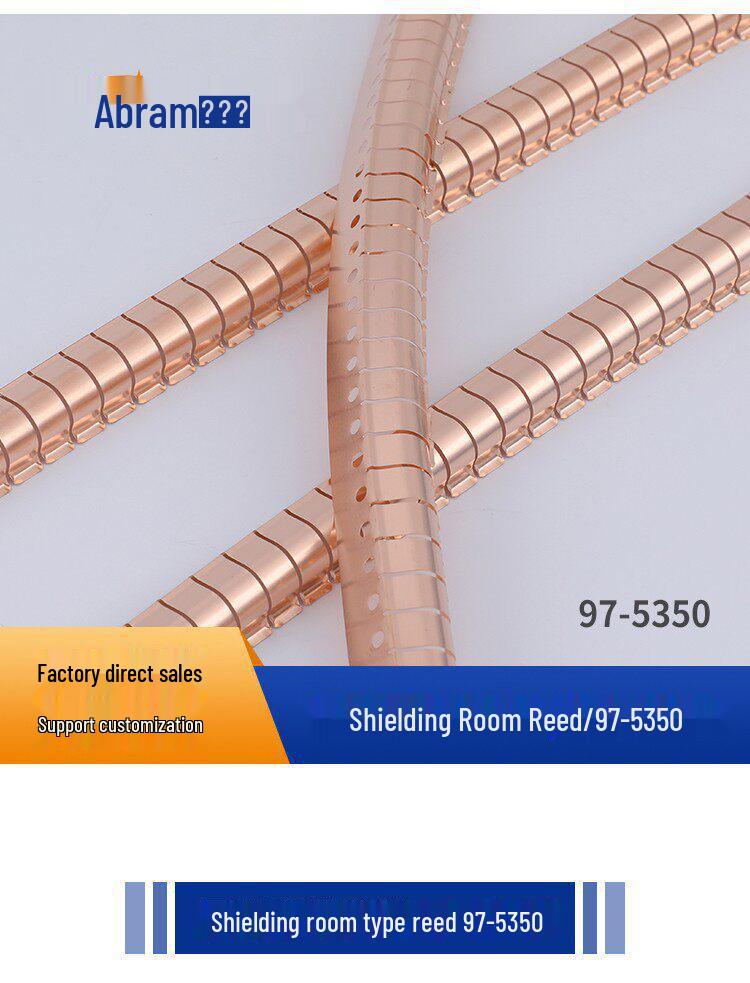 Beryllium Copper EMI Finger Spring Clip for Shielded Rooms - Made with Imported Materials