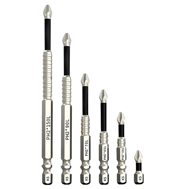 

Набор сверл с магнитной отверткой, бита для отвертки Lagonshop Durability, набор электрических прецизионных отверток, противоскользящие электрические прецизионные наборы (2 * 25,50,65,70,90,150