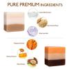 Ręcznie robione mydło w kostce z ekstraktem roślinnym i olejkami eterycznymi - Nawilżające, łagodne oczyszczanie do ciała, twarzy i kąpieli
