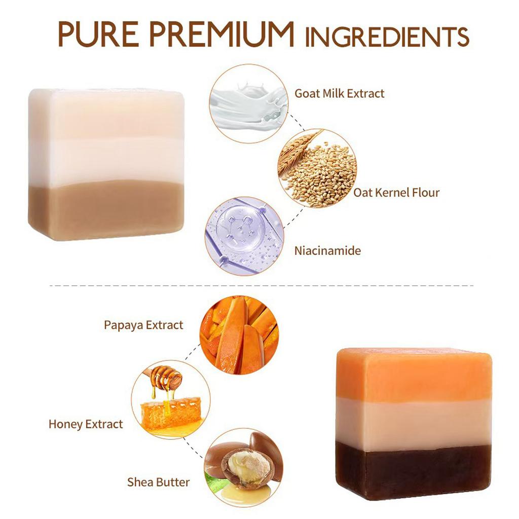 Ręcznie robione mydło w kostce z ekstraktem roślinnym i olejkami eterycznymi - Nawilżające, łagodne oczyszczanie do ciała, twarzy i kąpieli