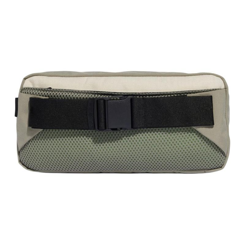 Adidas Recycled Material Fanny Pack Regular Unisex Aluminum & Pebble Silver & Half Green Fireworks & Black Adidas IP0393