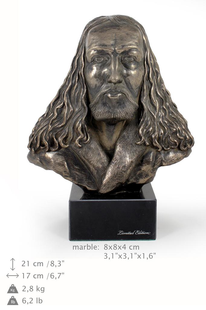 Albrecht Dürer - Marmorbüste, Statuette einer berühmten Persönlichkeit, Dekoration für Büro, Schule und Hotel von der Marke Art-Dog