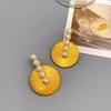 Versailles Retro Pearl Fan Earrings - Luxury European & American Trend