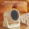 Portable Desktop Heater Small Fan Heater Bedside Space Heater for Office Bedroom Tip-Over & Overheat Protection Fast Heating Personal Warmer