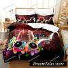 3D Music DJ Rock Bedding Set Single Twin Full Queen King Size Bed Set Adult Kid Bedroom Duvet Cover Sets Anime Parure De Lit Bed