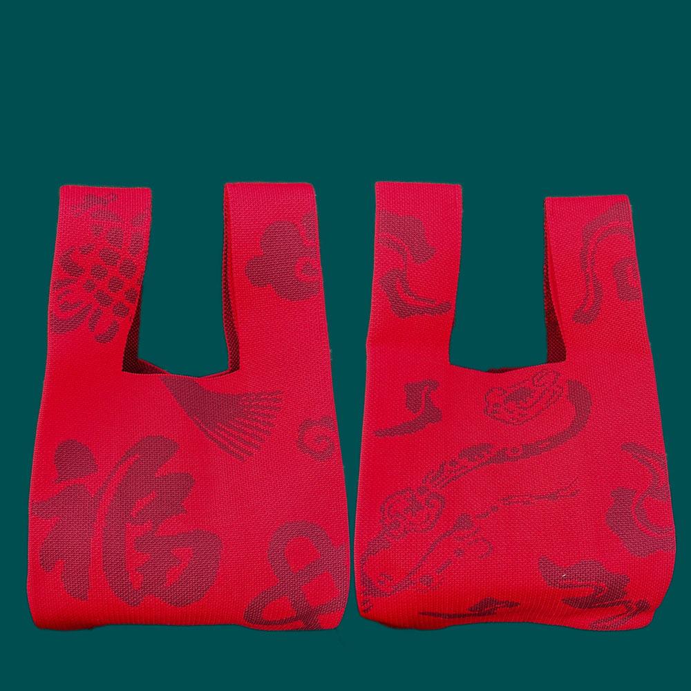 Knitted Mobile Phone Bag For Women In Spring And Autumn Cute Cartoon Versatile One Shoulder Diagonal Cross Bag Travel Coin Purse Small Handbag