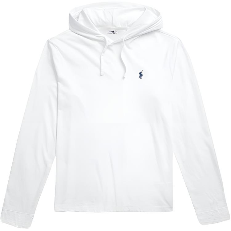 Polo Ralph Lauren Ss25 Logo Embroidered Long Sleeve Hoodie T-Shirt Men Tops 710768063-001