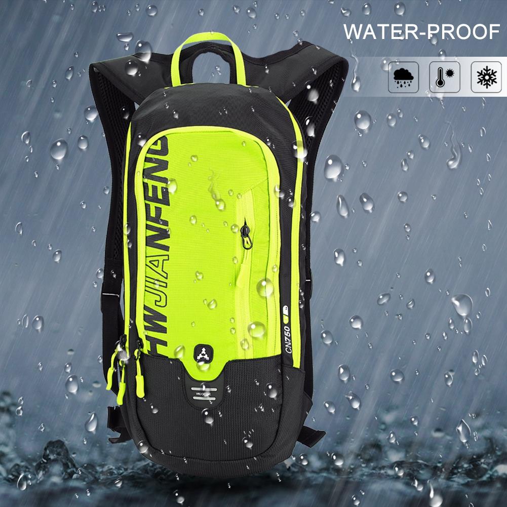 HWJIANFENG Cycling Backpack Bicycle Water Bag Mountain Bike Pouch for Climbing Hiking Green