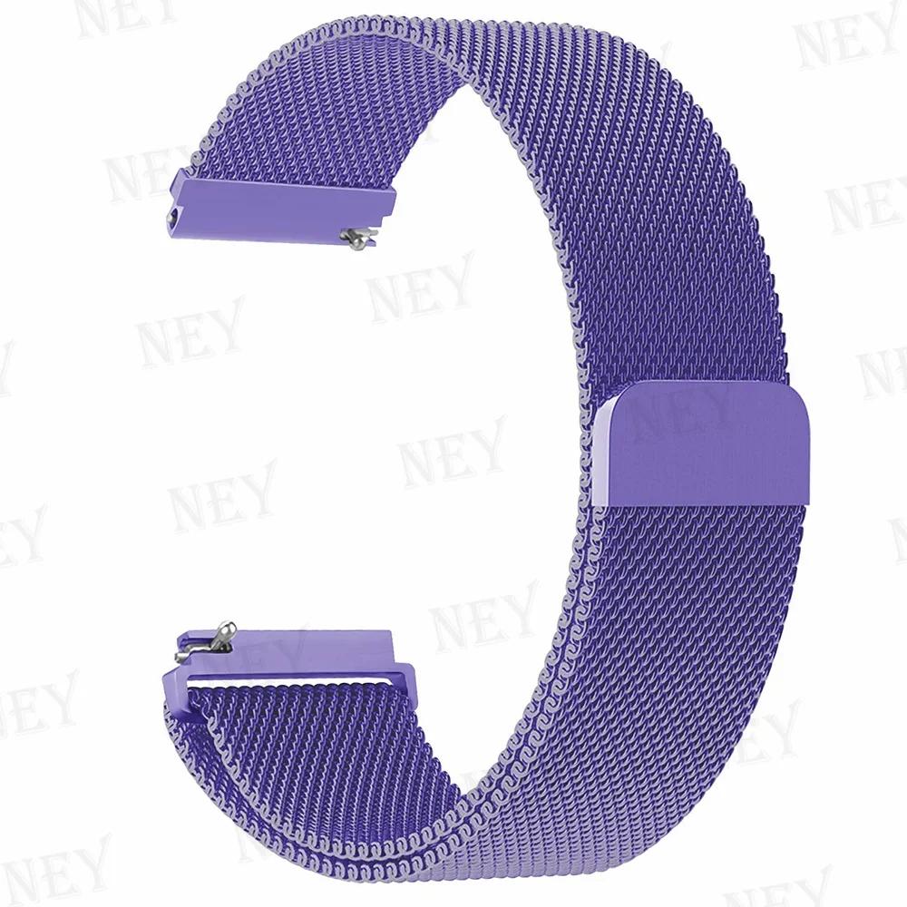 20mm/22mm Milanese Loop For Amazfit GTS/4/2e/3/2/GTS2 Mini/GTR 47mm/GTR2/3/4/Pro stratos Metal Bracelet Amazfit bip 3 pro strap