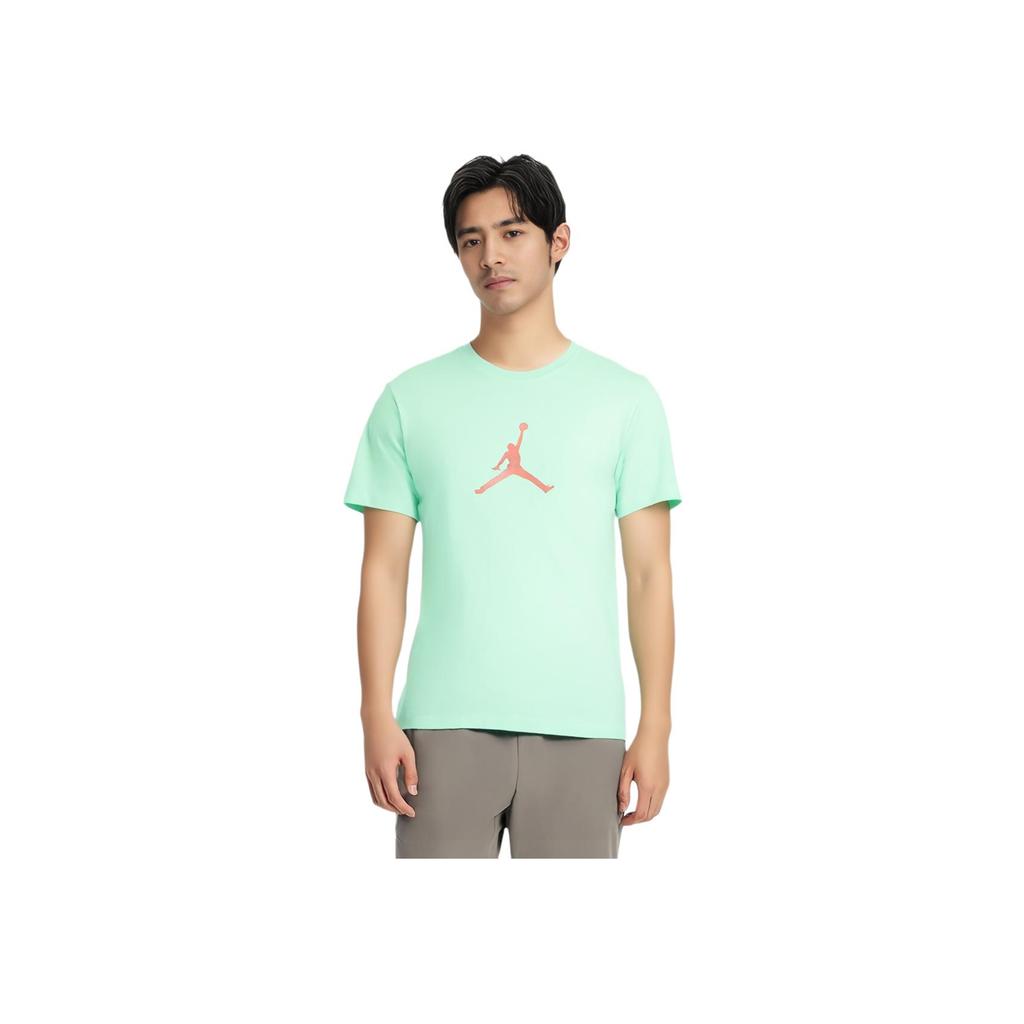 Jordan Solid Color Crew Neck Pullover Short Sleeve T-Shirt Men Tops Foam-Mint-Green DO8899-379