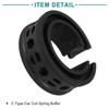 ACROPIX 2pcs Car Coil Spring Buffer Auto Shock Absorber Spring Rubber Buffer Universal C Type Black