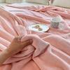 Nap Blanket, Lightweight Foldable Milk Velvet Warm Blanket, Soft Double-Sided Solid Color Warm Shawl Wrap, for Office And Travel
