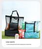 Portable Insulated Picnic Bag: Double-Layer Ice Bag with Shoulder Strap for Men and Women