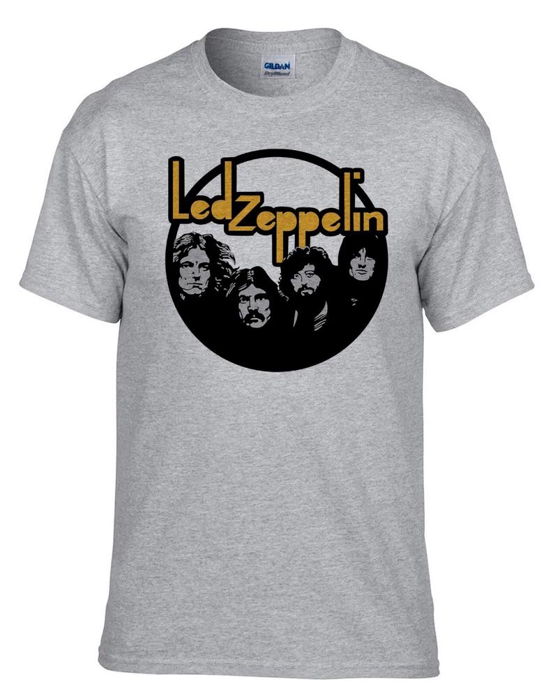 Led Zeppelin Rock Band Rock Music Grey TShirt 534Grey XL
