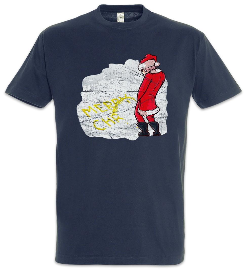 Santa Snow Mens T-Shirt Mens Womens Tees Top Bad Santa Claus Santa Fun Clause Christmas Xmas XL