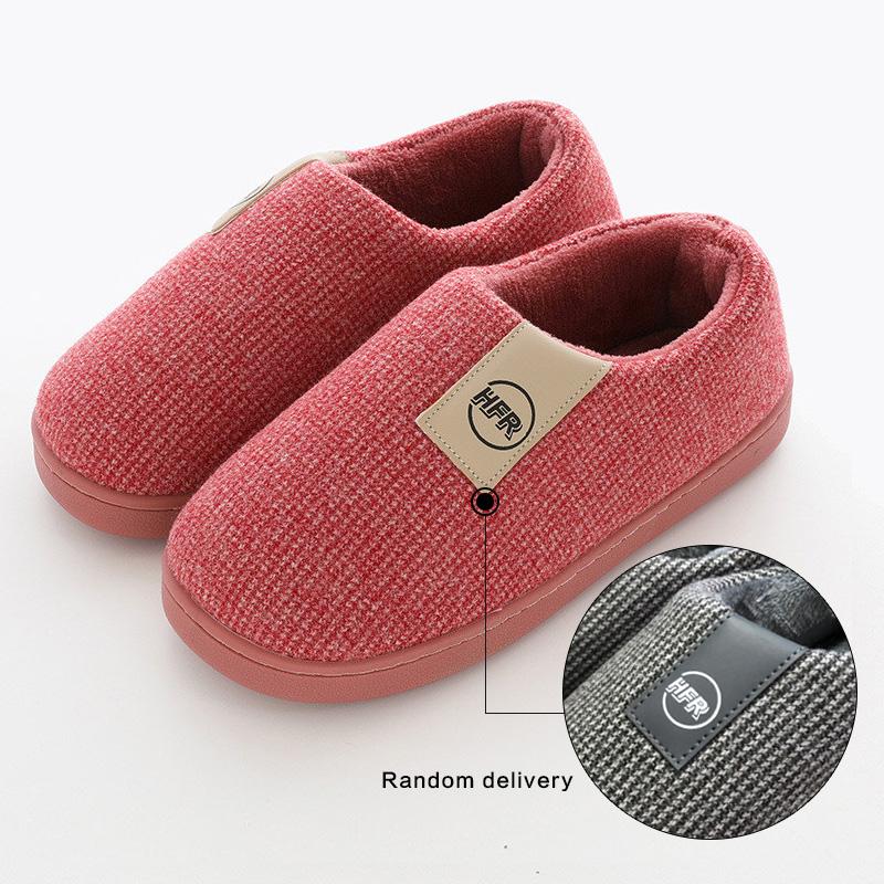 Fashion 2024 Plus Size 48-49 Women Winter Home Slippers Soft Sole Lovers Indoor Warm Shoes Anti-slip Female Male Big Size House Slipper