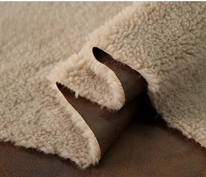 Suede Velvet Composite Lamb Wool Fabric Winter Thickening Warm for Diy Sewing Clothing  Wholesale Cloth