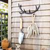 2pcs Cast Iron Retro Iron Art Antler Key Hook Store Bar Wall Decoration Home Courtyard Garden Creative Wall Hooks Holiday Gifts