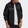 Adidas Logo Stand Collar Letter Track Sports Jacket Men's Black