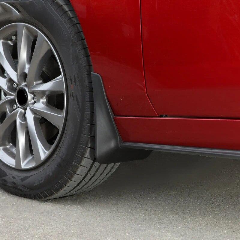 4Pcs/set Car Mudflaps Splash Guards Car Mud Flaps For Mazda 3 Axela   Front & Rear Protector Accessories