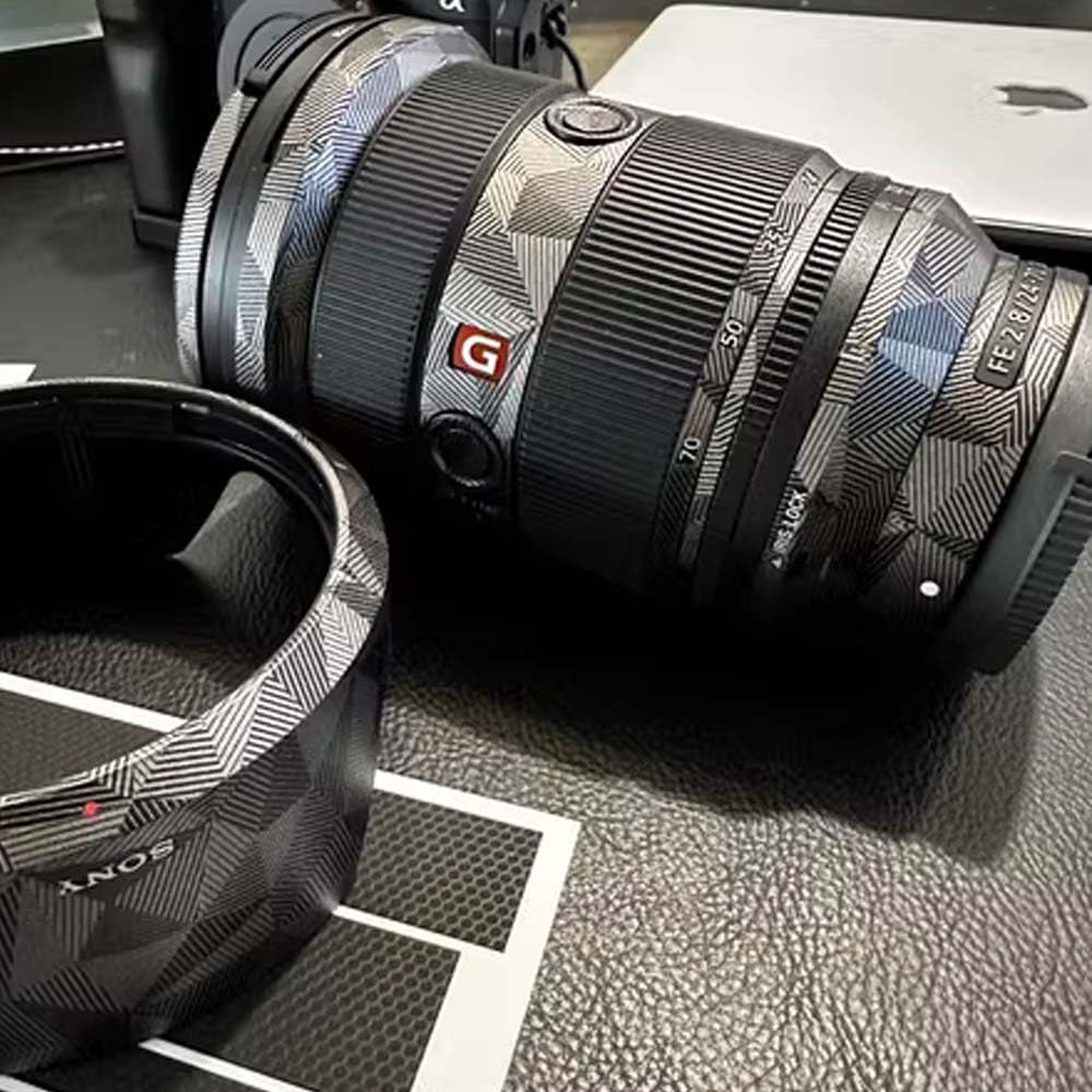 SUPBIG Mebont Camera Body Decorative Sticker for Sony FE GM II Camera & 24-70mm F/2.8 Anti-Scratch Wear-Resistant