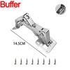 2/1PCS Adjustable Steel Cabinet Hinges 130-170 Degree Hydraulic Soft Close Hinges Kitchen Cupboard Door Hinge Furniture Hardware