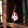 Spooky Outdoor Yard Decorations Gothic Skull Gnome Statue, 3D Printed Faceless Garden Figurine, Unique Home Accessories Halloween Skeleton Ornament