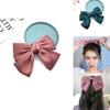 Elegant Satin Ribbon Hairpins With Big Bow For Women And Girls Accessories