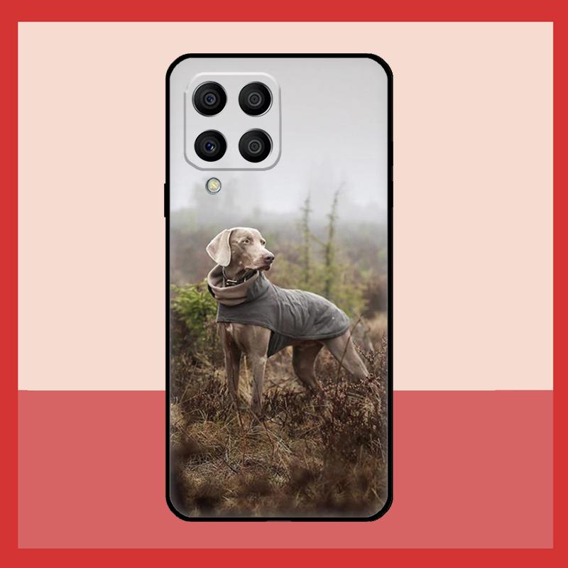 Weimaraner Dog Case For Samsung Galaxy M52 M32 M53 M16 M11 M21 M31 M35 M12 M13 M14 M15 M36 M56 M55 M34 M54