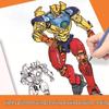Primary Student's Line Drawing & Coloring Book: Cute Characters, Ancient Styles, Mecha, for Beginners